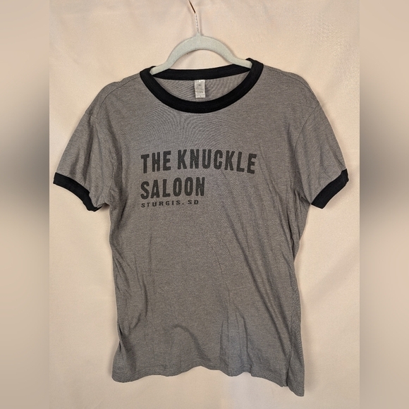 Sturgis ladies large ringer tee (fits more like a medium) - Picture 1 of 5